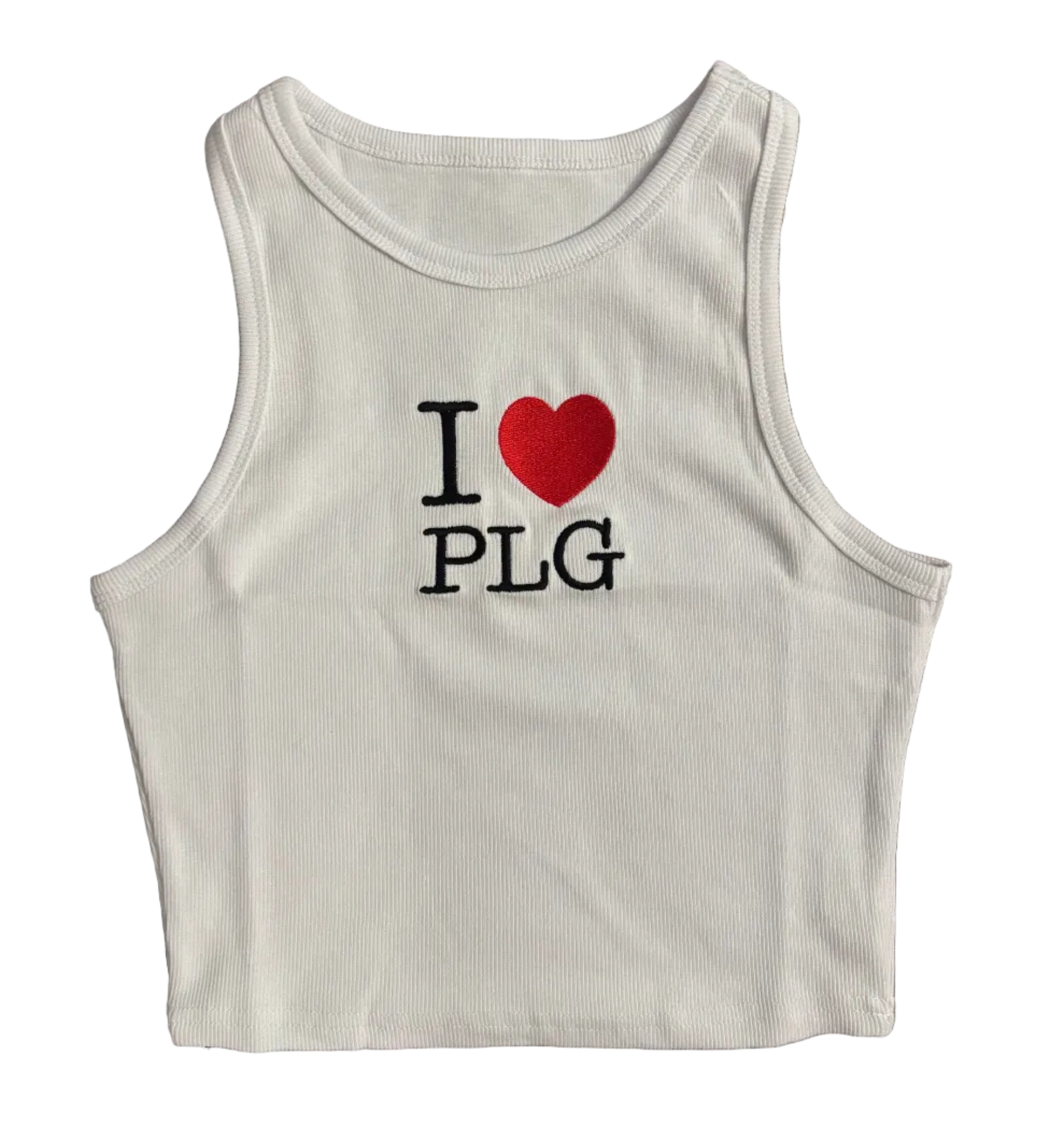I ❤️ PLG CROPPED TANK